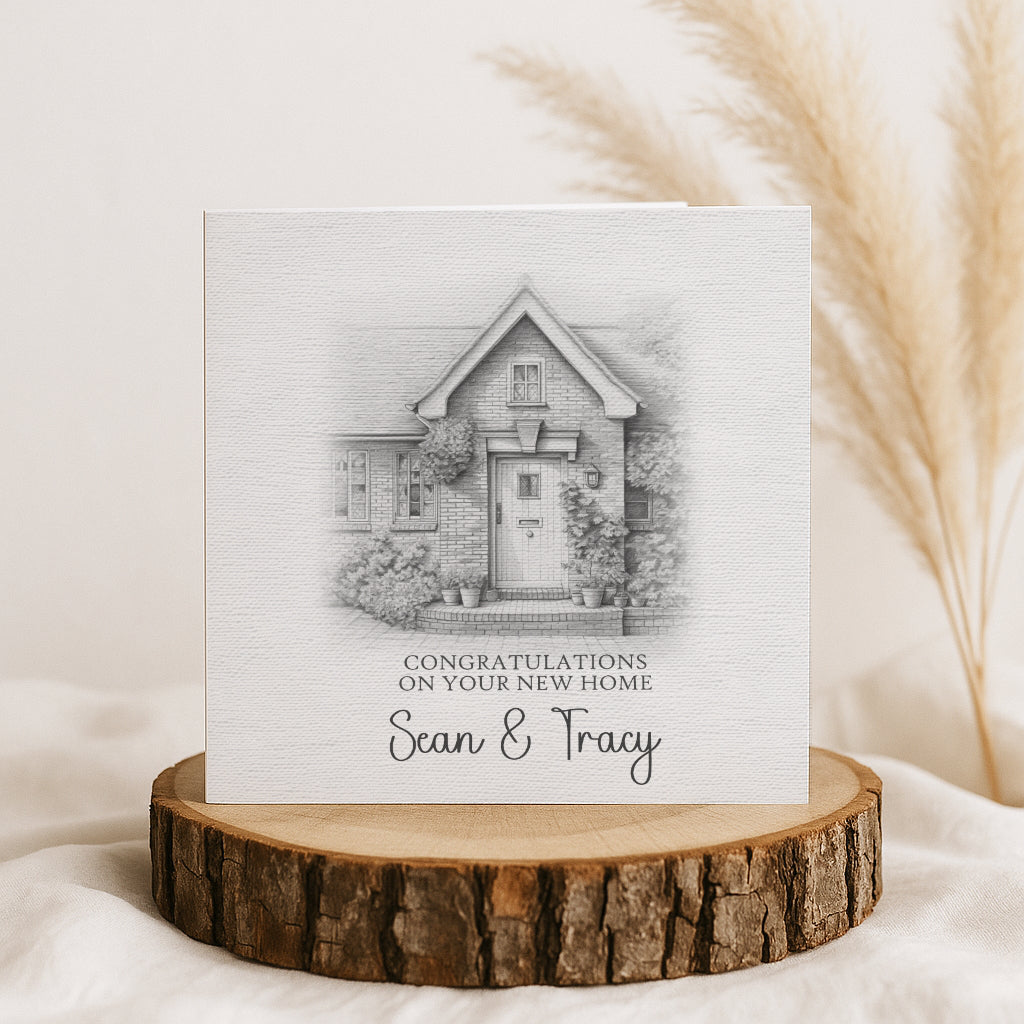 Personalised New Home Card