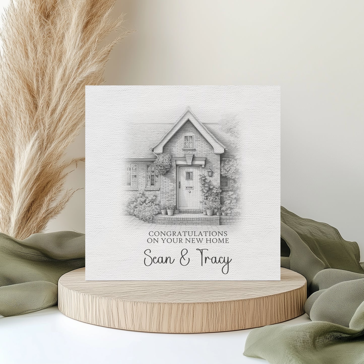 Personalised New Home Card