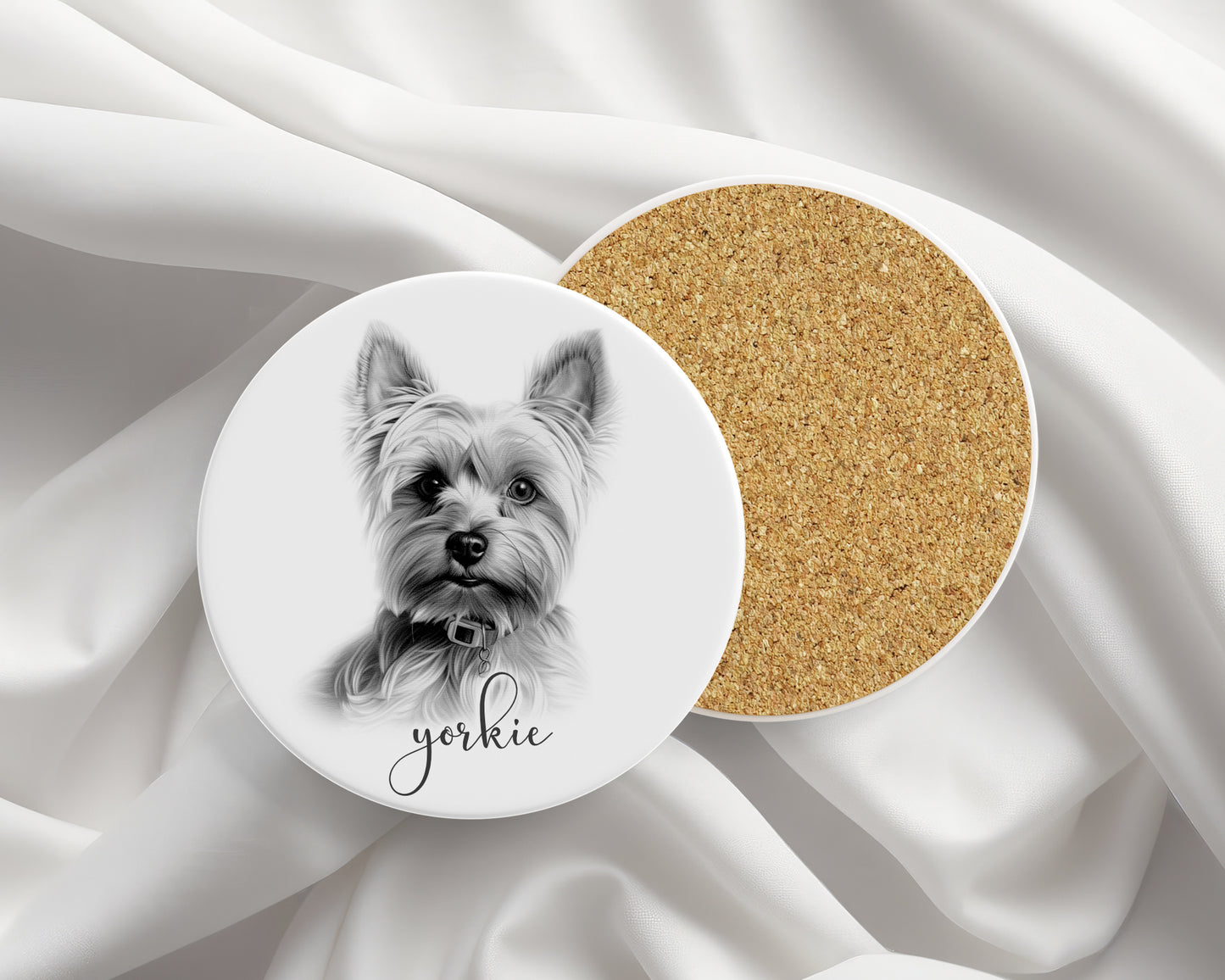 Yorkie Mug, Personalised dog breed mug, Yorkie gift, Yorkie mug, 11oz ceramic mug, dog lover, Yorkie Mug and Coaster gift set