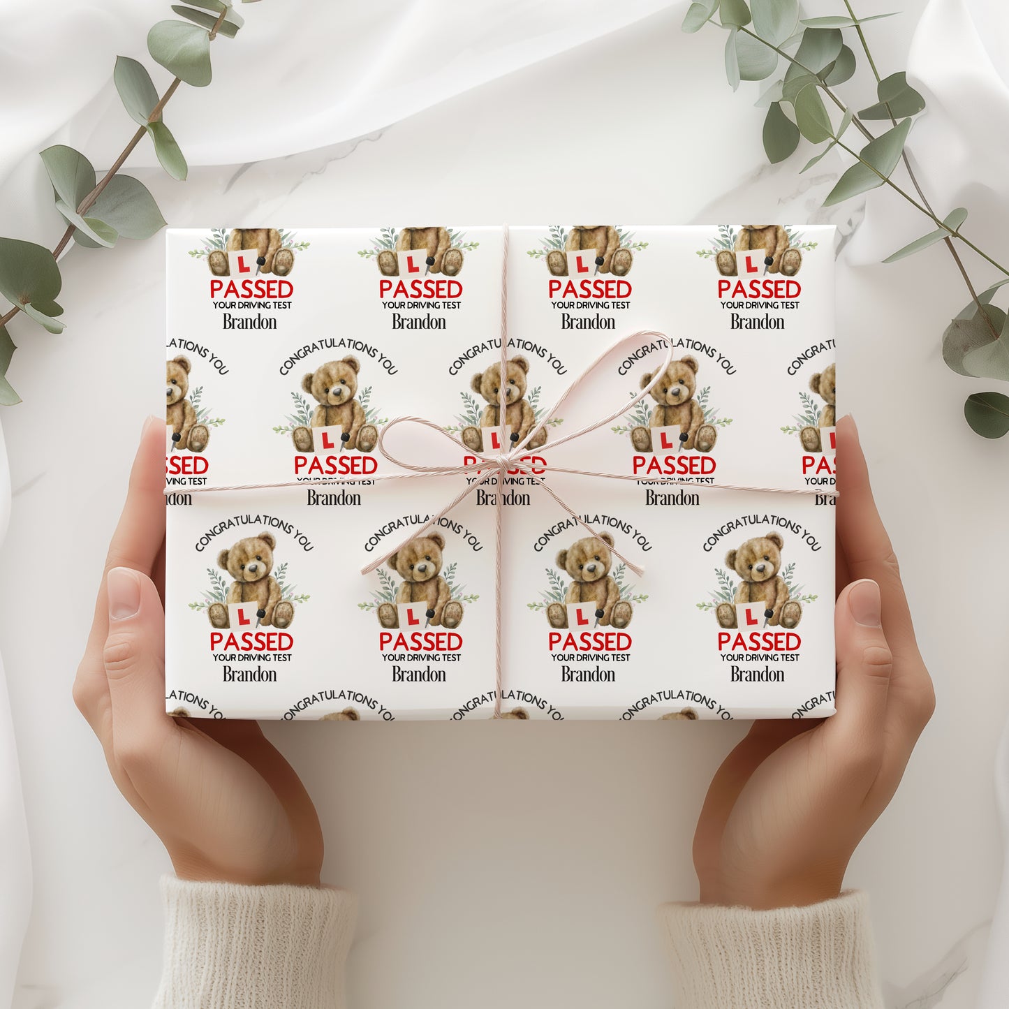 Passed Your Driving Test Personalised Wrapping Paper