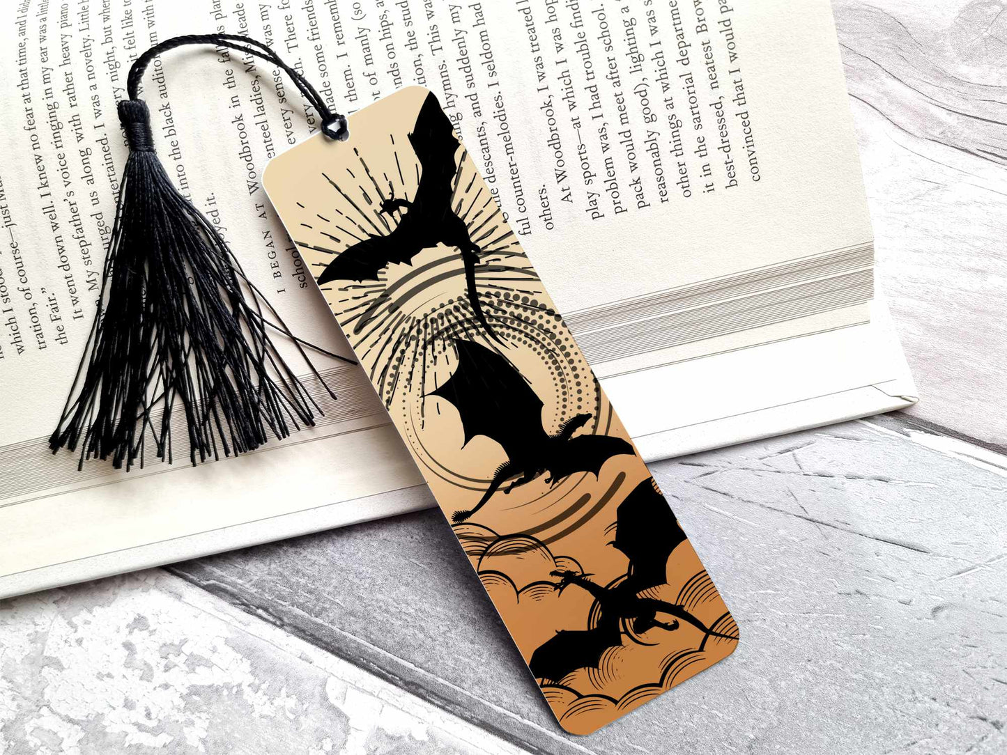 Onyx Storm Bookmark - Fourth wing bookmark - Iron Flame Bookmark - Booktok Merchandise - Dragon - Violet Sorrengail - 3 Bookmark Set