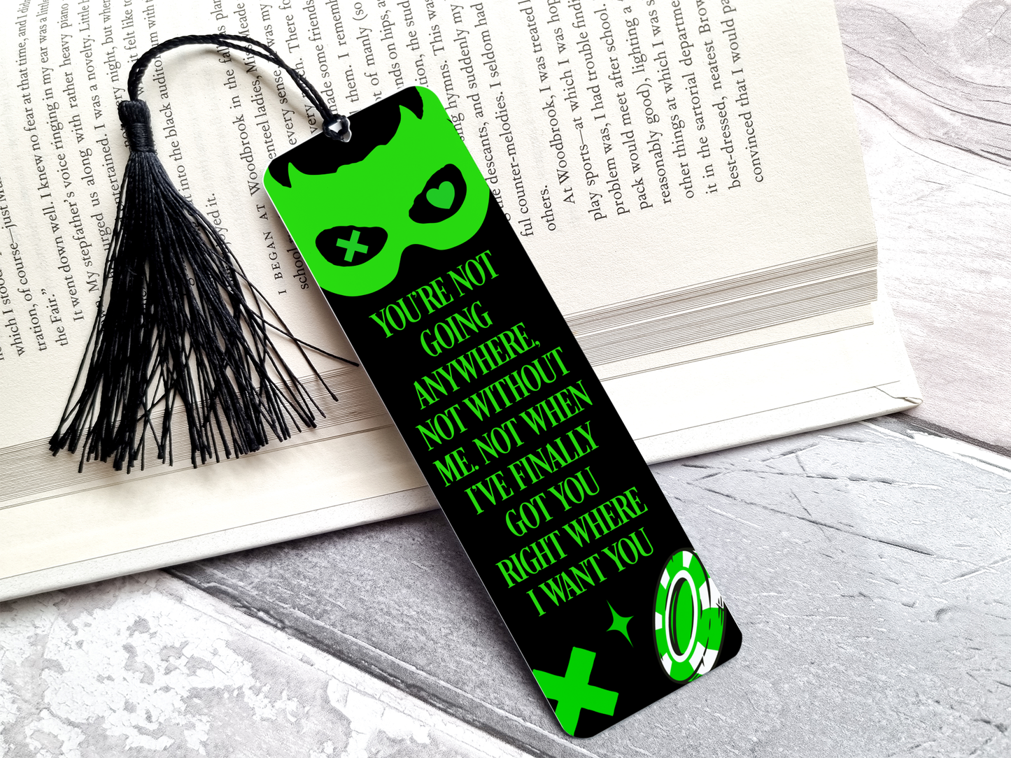 Lights out bookmark, Caught up bookmark, Game On bookmark, Navessa Allen Trilogy, Booktok Merchandise