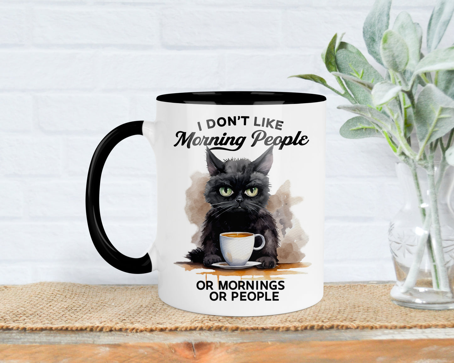 Humorous grumpy mug