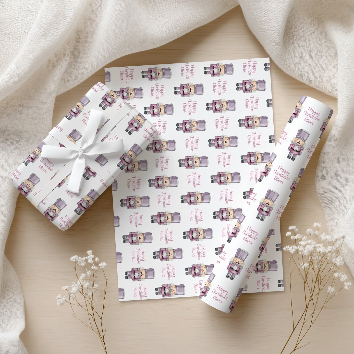 Personalised Nutcracker Wrapping Paper