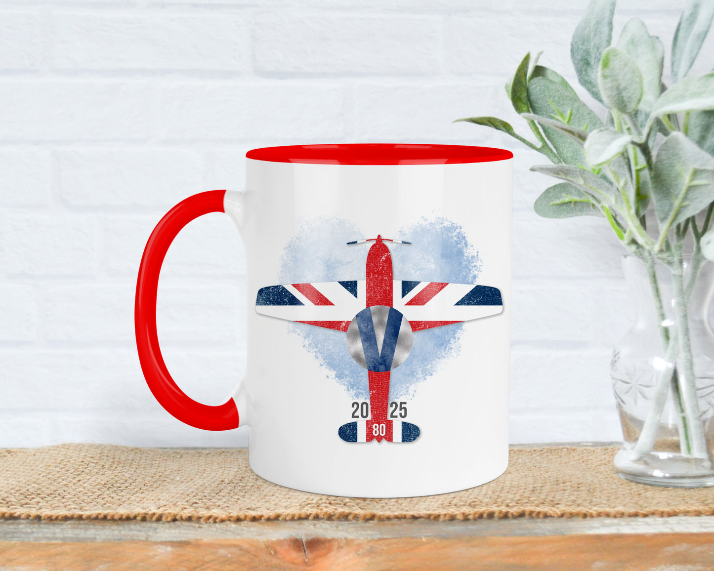 VE Day 80th Anniversary Union Jack Mug, 2025 Celebratory Gift, WW2 memorabilia keepsake, World War 2 Celebration, Collectable