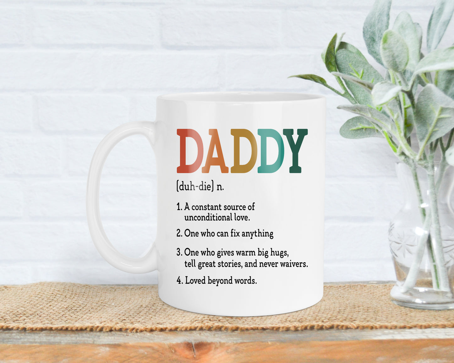 Dad Mug, Father's Day Mug, Dad Definitions, Gift for Dad, Birthday gift for dad