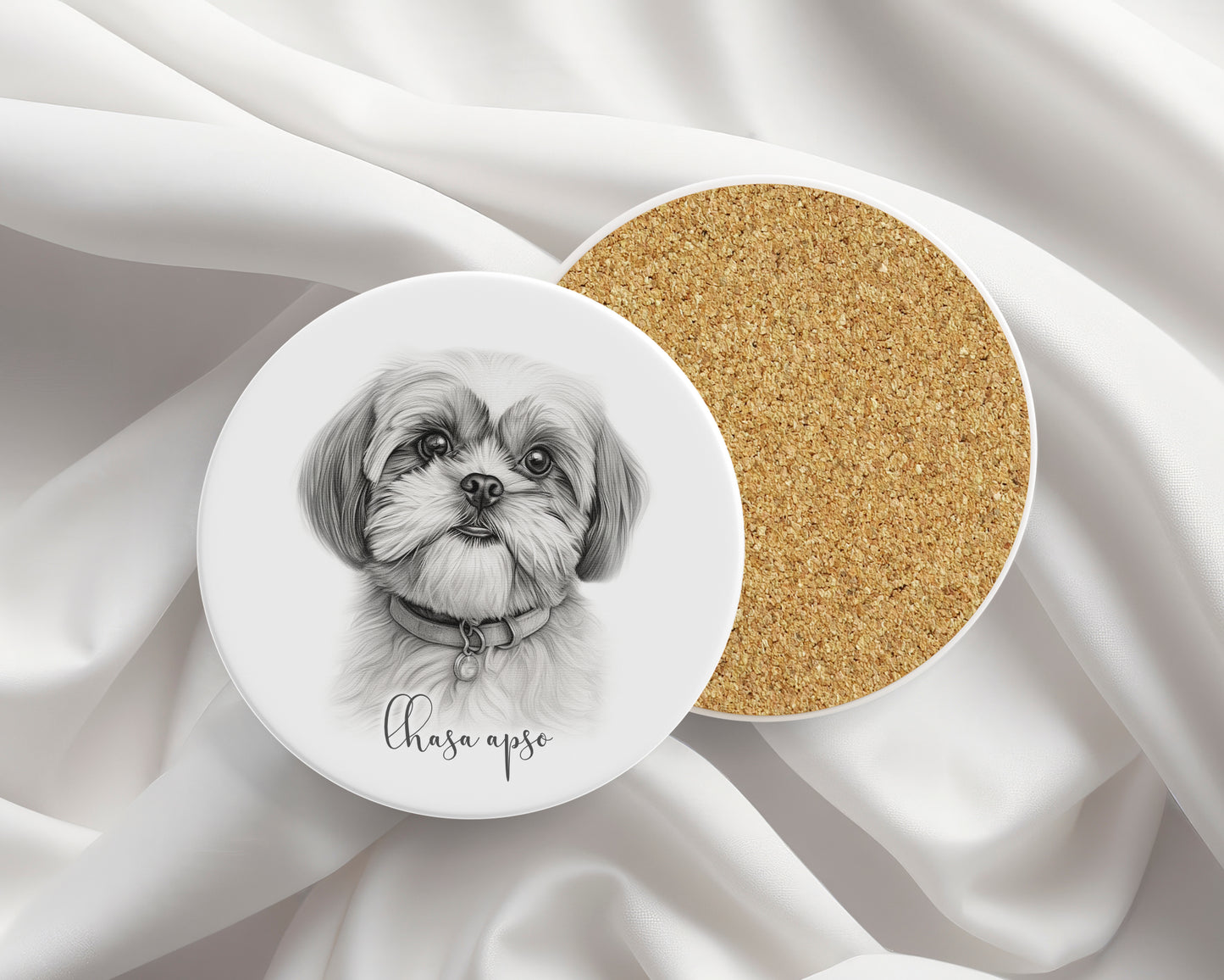 Lhasa Apso Mug, Personalised dog breed mug, Lhasa Apso gift, Lhasa Apso mug, 11oz ceramic mug, dog lover, Lhasa Apso Mug and Coaster gift set