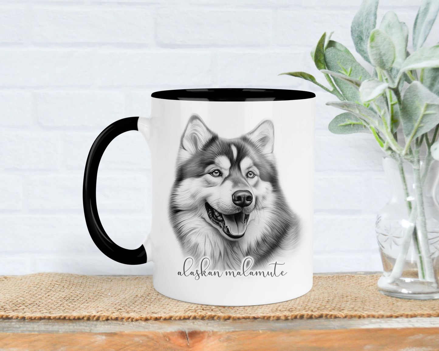 Personalised Alaskan Malamute Mug