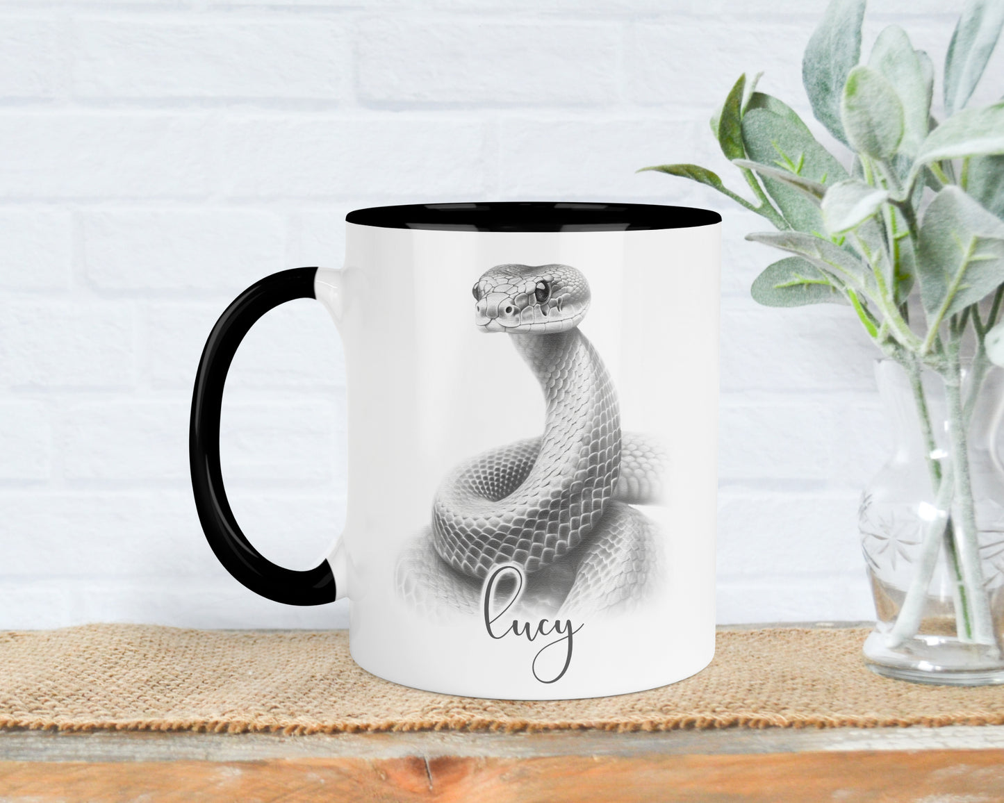 Personalised Snake Mug