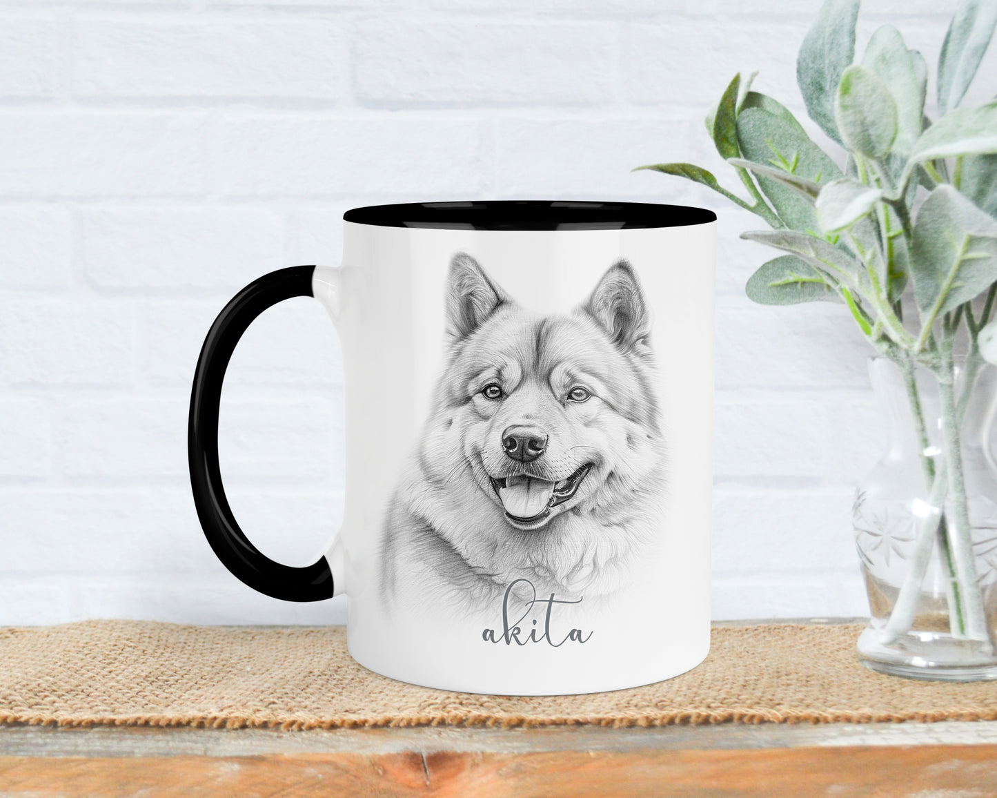 Personalised American Akita Mug