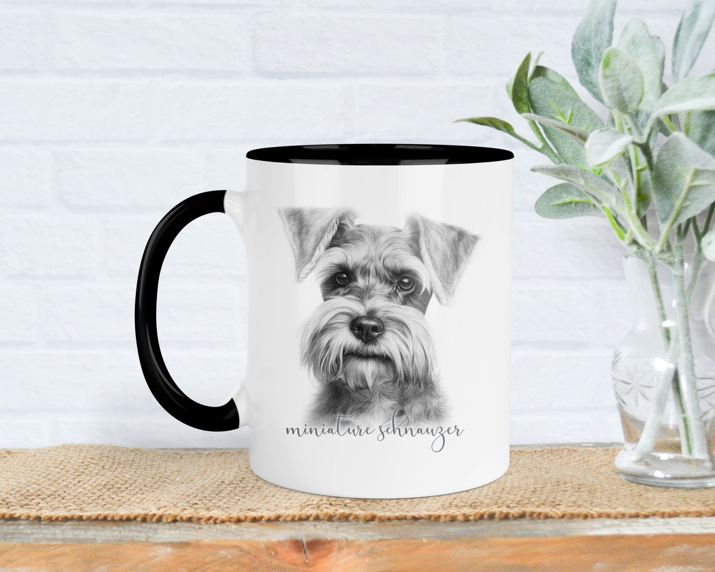 Personalised Miniature Schnauzer Mug