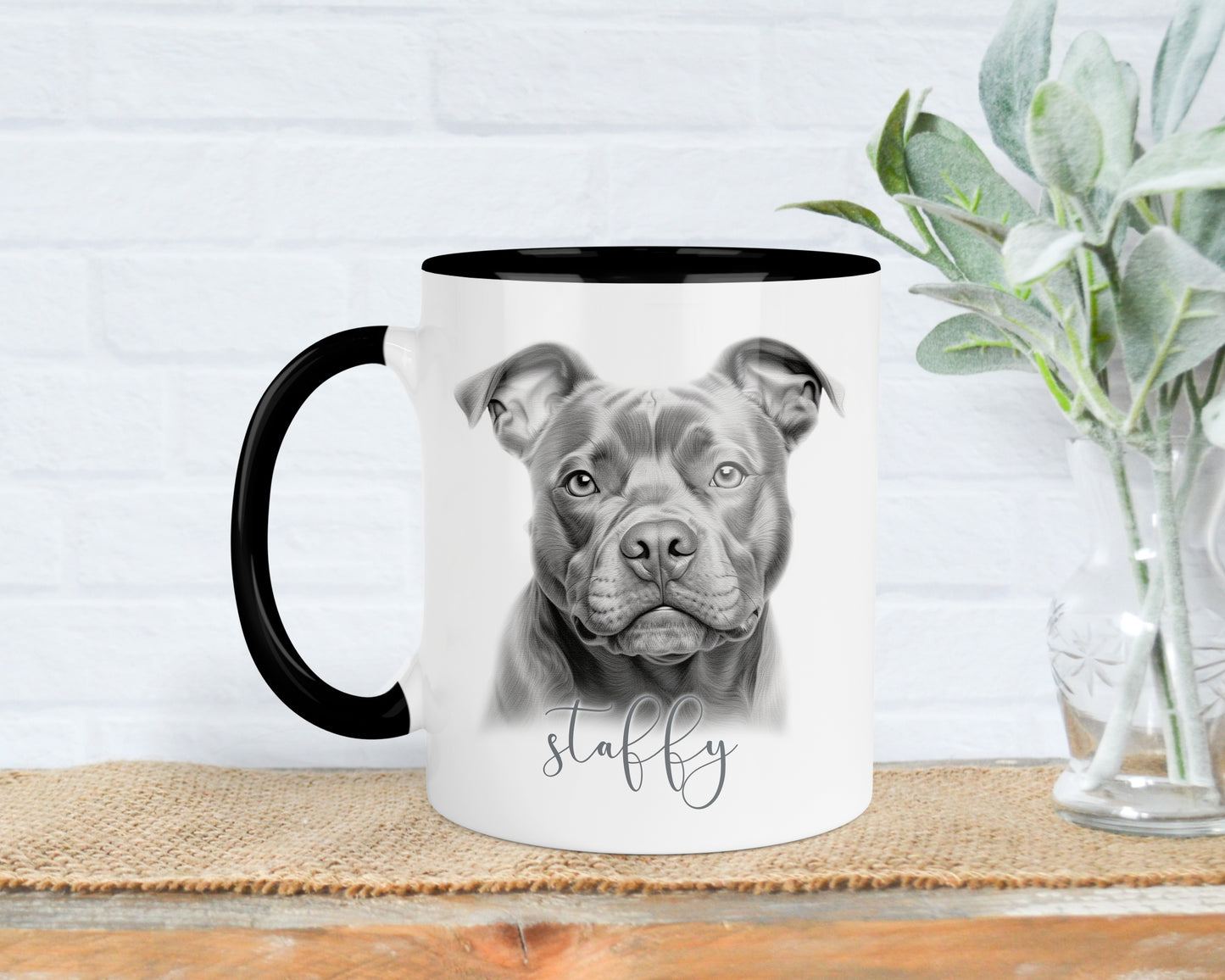 Personalised Staffy Mug