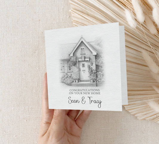 Personalised New Home Card