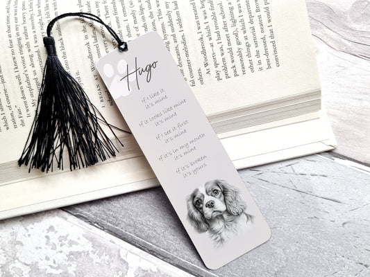 Personalised King Charles Bookmark