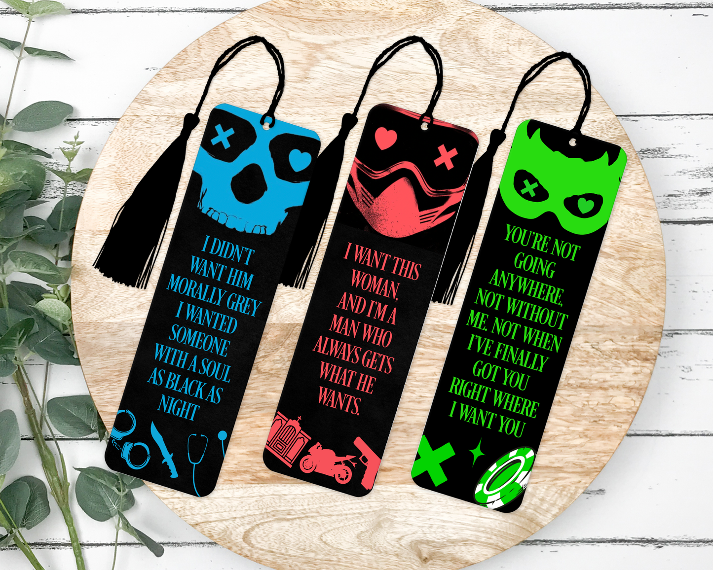 Lights out bookmark, Caught up bookmark, Game On bookmark, Navessa Allen Trilogy, Booktok Merchandise