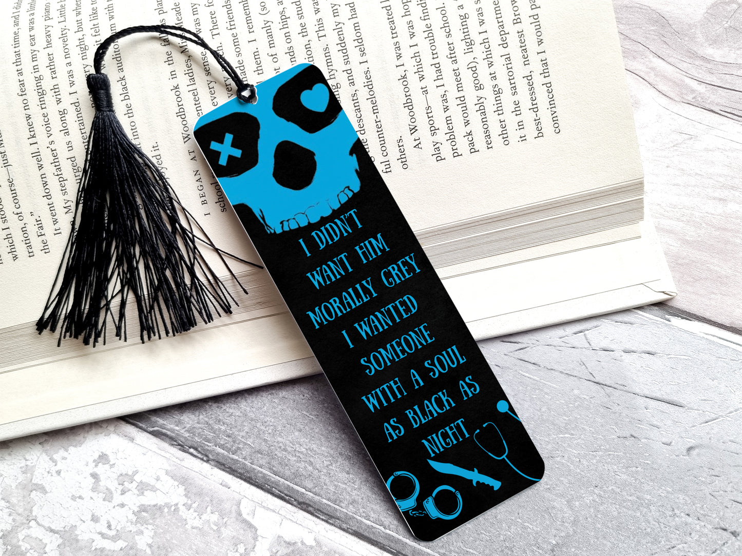 Lights out bookmark, Caught up bookmark, Navessa Allen duology, Booktok Merchandise