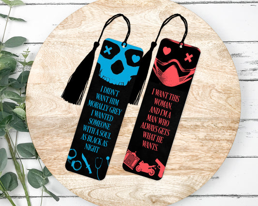 Lights out bookmark, Caught up bookmark, Navessa Allen duology, Booktok Merchandise