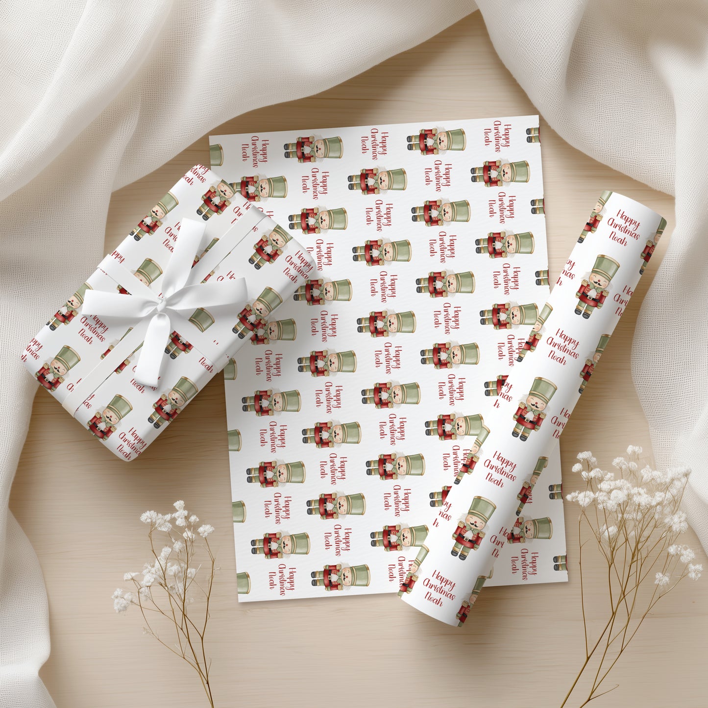 Personalised Nutcracker Wrapping Paper