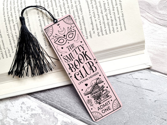 Smutty Book club Bookmark, Booktok, Dark Romance reader gift, Smut Reader